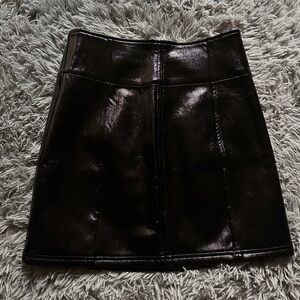 Free People Leather Skirt